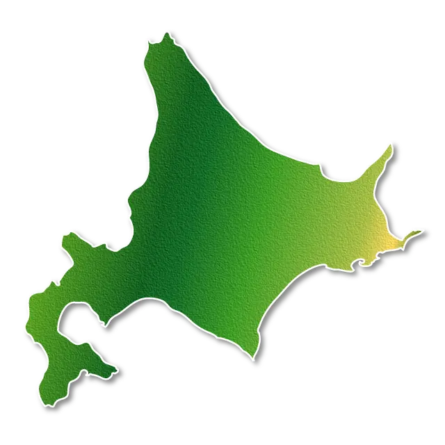 北海道の形をした絵
